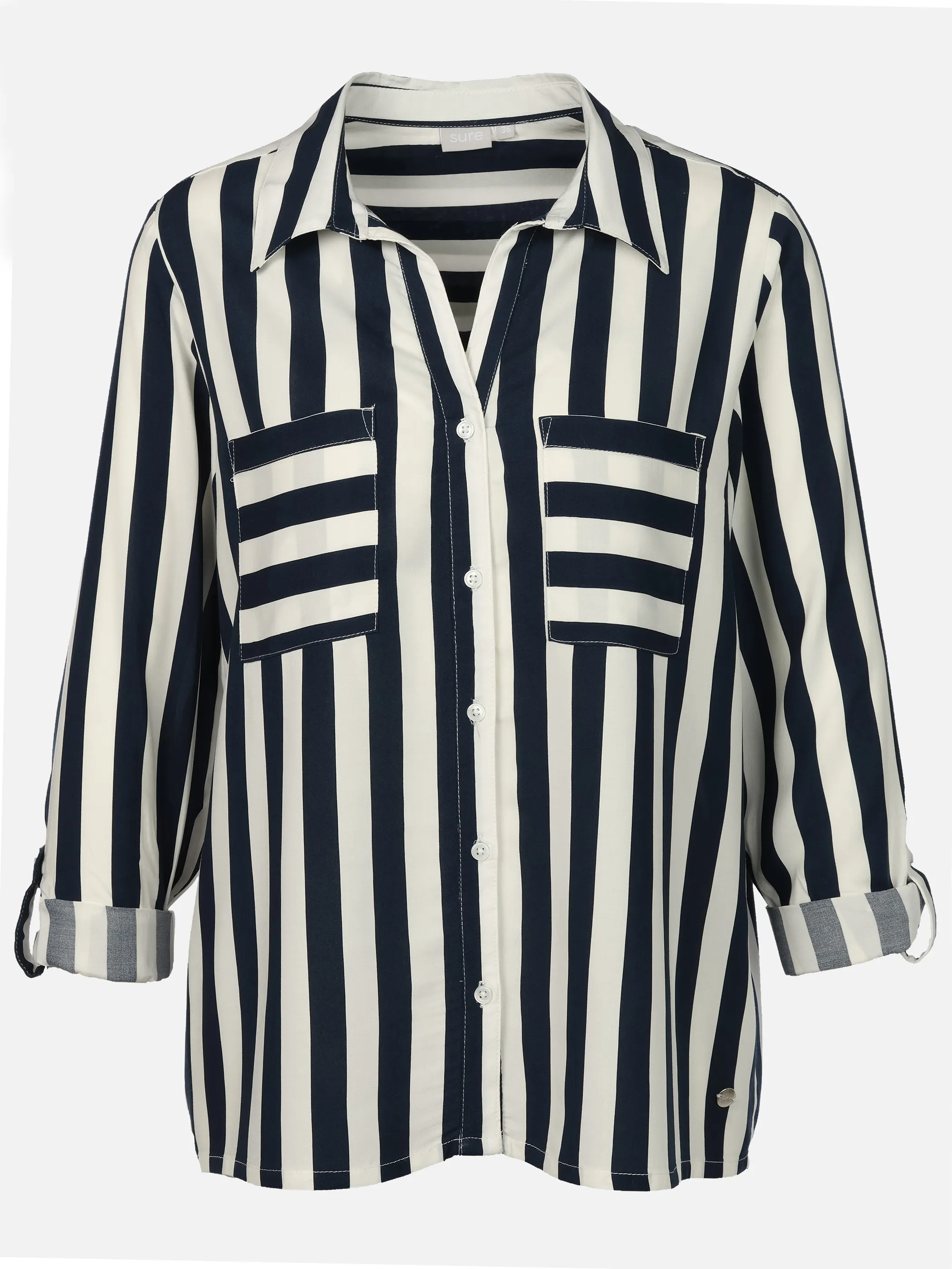 Sure Da-Bluse, gestreift Marine 922456 MARINE 1